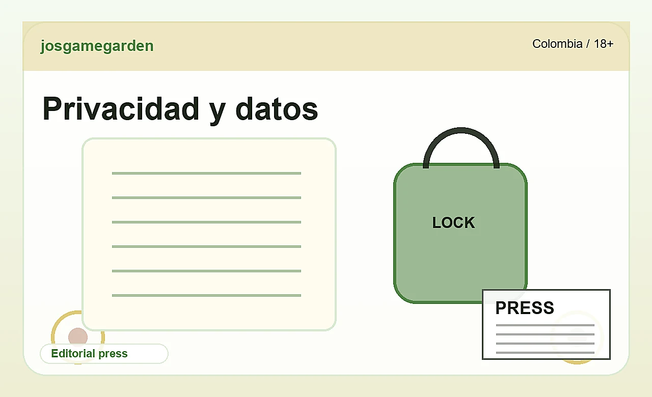 Politica de privacidad de josgamegarden