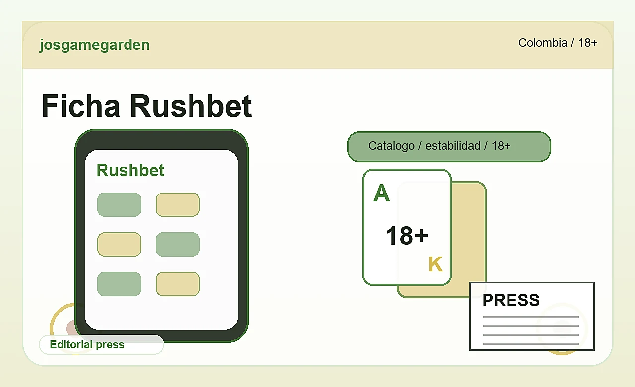 Visual editorial de Rushbet